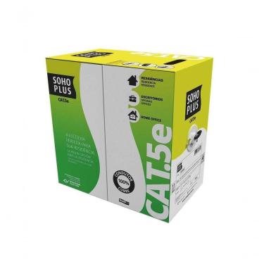 Imagem de Cabo Lan U-utp Cat.5e 24awg 4 Pares Cmx Uso Externo...