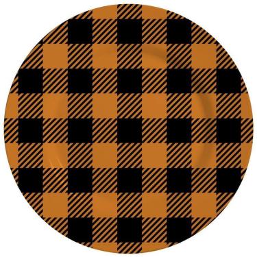 Imagem de Conjunto de 6 Pratos Raso Halloween Alleanza - Cerâmica 29cm