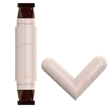 Imagem de X.O. GOLD-888 Caneta de carimbo delineador de uma peça, carimbo delineador alado dobrável, carimbos de delineador de olhos de ponta dupla para olhos de gato de asa perfeita, delineador de olhos à