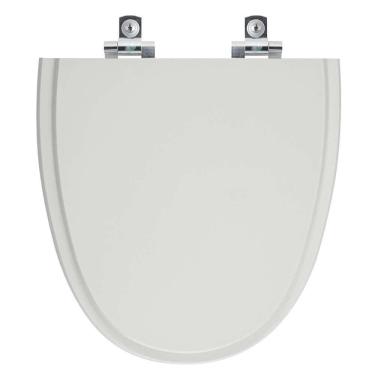 Imagem de Assento Sanitário Soft Close Up Cinza Prata Para Vaso Celite