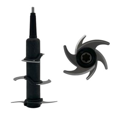 Imagem de Conjunto de 6 lâminas do liquidificador de substituição, compatível com o sistema de cozinha Ninja Blender 1100W 1200W, NJ600/NJ602/BL550/BL660/BL700/BL770 e mais, modelo: 316KKU770