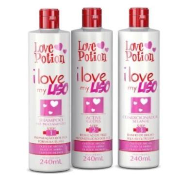 Imagem de Kit Hidratante Capilar I Love My Liso - Love Potion