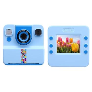 Imagem de Zopsc Câmera de Impressão Instantânea para Adolescentes, Foto de 24MP e Vídeo de 1080p Com Tela de 2.4 Polegadas, Câmera de Impressão Térmica Portátil para Estudantes, Criadores de (Azul)
