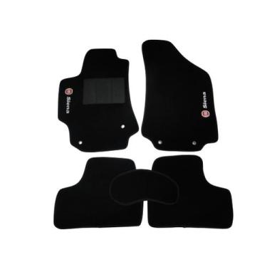 Imagem de Tapete Automotivo Carpete Linha Luxo Fiat Grand Siena - Tapecars