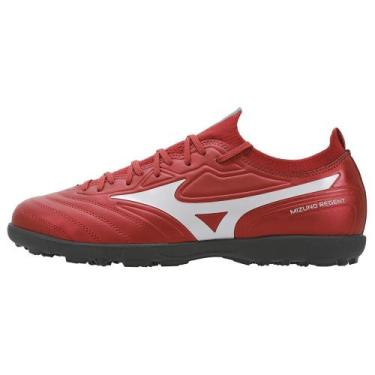 Imagem de Chuteira Society Mizuno Regent AS Masculina, Vermelho, 42