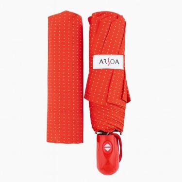 Imagem de Guarda Chuva Mini Automatico Feminino Vermelho AR921AP - Arsoa