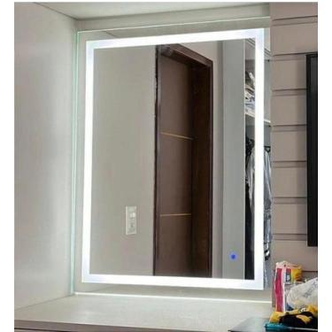 Imagem de Espelho com touch led 6500k embutido 0,70x0,90 - ESPELHOLED DECOR