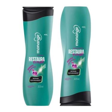 Imagem de Kit 1 Shampoo Monange Restaura Que Eu Gosto! 325ml