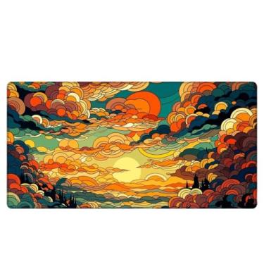 Imagem de EstampasMouse Pad Gamer Grande Borda Costurada Oriental Mousepad(Oriental | 1942,60x30cm)