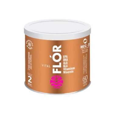 Imagem de Vital Flór EPA e DHA + Vitaminas 60 Cápsulas Vital Âtman - Vital Atman
