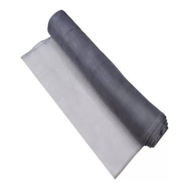 Imagem de Tela Nylon Mosqueteira Anti Mosquito Cinza 1 X 50 Metros