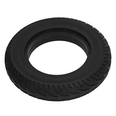 Imagem de XUXHOU Pneus Elétricos Pneus de Scooter 10 Polegadas de Borracha, Durável e Confiável, Design Anti-esqui, Com de 10 Polegadas, Sem Necessidade de Inflação, Aplicação Ampla, para Scooter Elétrica