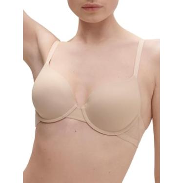 Imagem de Simone Perele Decote acolchoado feminino Essentiel, Peau Rose, 32E