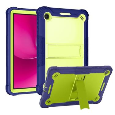 Imagem de Capa para tablet T-Mobile REVVL Tab 2 Android 15 de 10,1 polegadas, capa protetora resistente à prova de choque com suporte, adequada para crianças, 4 cantos espessos à prova de choque, verde-limão +