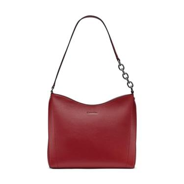 Imagem de Calvin Klein Bolsa de ombro Nova Chain Hobo, cranberry, tamanho único