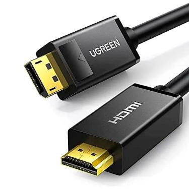 Imagem de Cabo DisplayPort Macho para Hdmi Macho 5 Metros, Conexão de Alta Performance Áudio e Vídeo, Compatível com PC, Laptop, Monitores, Projetores, 1080P Full HD