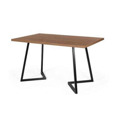 Imagem de Mesa de Jantar 4 Lugares Retangular 140x75 Industrial Rigo - Straub Web