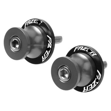 Imagem de BYYINGSUS Acessórios de motocicleta M6 Sliders Spools Parafusos de suporte compatíveis com FZ1 FZ 1 FA&zer 2001-2013 (cinza 6 mm)