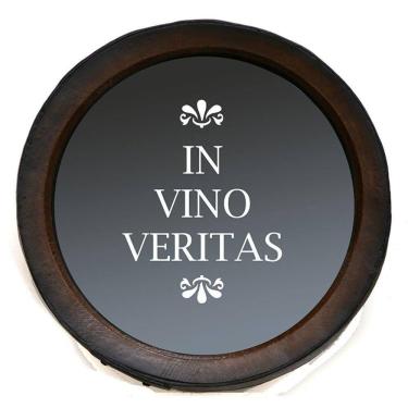 Imagem de Quadro Decorativo Porta Rolhas Redondo Veritas - Pequeno