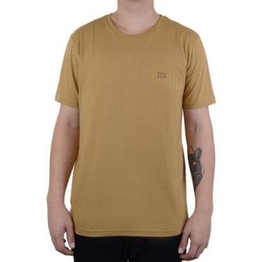Imagem de Camiseta Masculina King&Joe Slim Marrom Ocre - CA22-Masculino