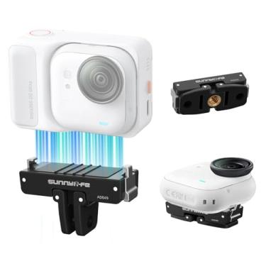 Imagem de Suporte magnético para Insta 360 Go Ultra, adaptador de montagem de liberação rápida para acessórios Insta360 Go Ultra, multifuncional para tripé invisível de bastão de selfie, vlogging de viagem