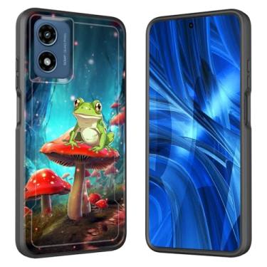 Imagem de JHYYTUJTYP Capa para Moto G Power 5G 2024, [Teste de queda de grau militar] Capa protetora resistente à prova de choque resistente para Motorola Moto G Power 5G 2024 de 6,7 polegadas, cogumelo