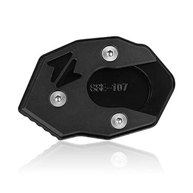 Imagem de Suporte lateral de motocicleta ampliado para Z650 2017-2020 Z900 2017-2021 Z900RS 2017-2021 preto