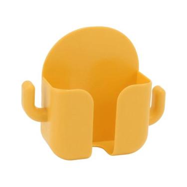 Imagem de Suporte adesivo para celular montado na parede Rosvola Yellow