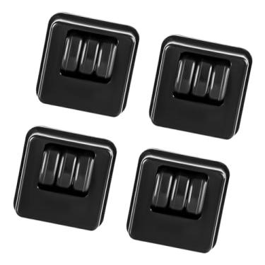 Imagem de KiBcsLic Conjunto de 4 Rodízios para Móveis, Rodízios Suaves de 360 ​​graus para Caixa de Armazenamento E Carrinho, Preto, Tamanho real