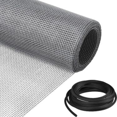 Imagem de Kit de substituição de tela de janela HOMWMPA 122x252 cm Poliéster