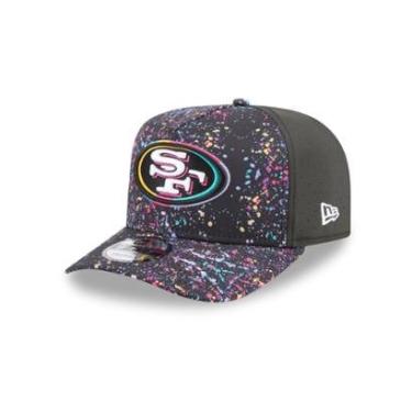 Imagem de BONE NEW ERA 9FIFTY A-FRAME SAN FRANCISCO 49ERS NFL PRETO-Masculino