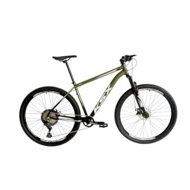 Imagem de BICICLETA BIKE ARO 29 MTB ALUMÍNIO KSX 12V K7 11x52 FREIO HIDRÁULICO E SUSPENSÃO COM TRAVA UNISSEX (PRETA/VERDE ADS BRANCO, 21)