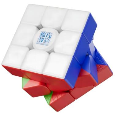 Imagem de Bukefuno MoYu RS3M V5 3x3 Cubo magnético de ajuste duplo 2023 Speed Magic Cube Moyu RS3M V 5 3x3x3 sem adesivo MFJS Puzzle Speed RS3 M V5 Cube