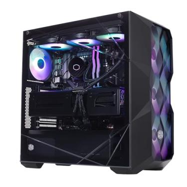 Imagem de Cooler Master TD5 Pro – Intel Ultra 7 265KF 3,9GHz (5,5 GHz Turbo) | RTX 5080 16GB | Placa mãe Gigabyte Z890 WiFi | 32GB DDR5 6000MHz | 2TB Gen4 M.2 | WiFi | Windows 11 | 360 AIO | PC Dourado 850W