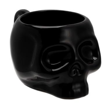 Imagem de Caneca 3d Caveira Cerâmica 300ml Broglio Preta
