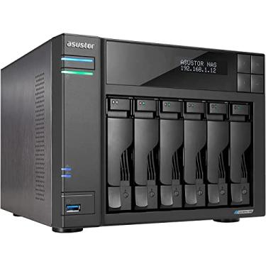 Imagem de Storage NAS Asustor Lockerstor 6 Gen2 AS6706T (Intel Celeron N5105 Quad-Core 2.0GHz (burst up 2.90 GHz)/8GB SO-DIMM DDR4 Max.16GB/2x 2.5 Gigabit Ethernet (2.5G/1G/100M)/6Baias/Max.120TB/TORRE/4 x M.2