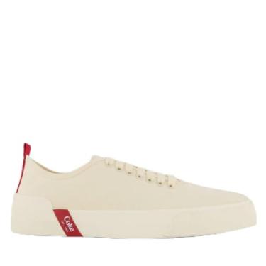 Imagem de Tênis Coca Cola Charlotte Canvas Off White - Feminino - 35 - Branco