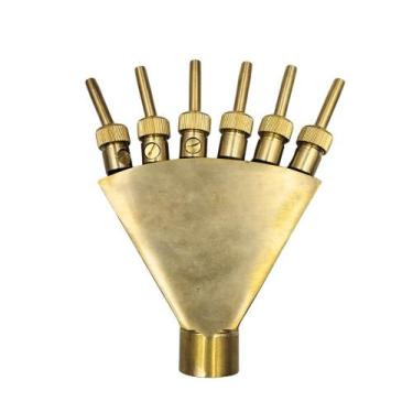 Imagem de Bico para Fontes Chafariz e Lagos Tipo Leque Multijatos 6 Saídas com R