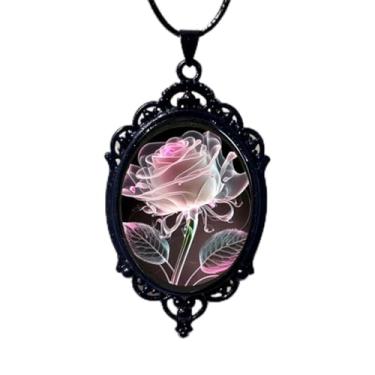 Imagem de Colar boêmio com árvore da vida, gargantilha vitoriana, joias vintage, acessórios de presente 4, 3.9X2.75inch, Vidro, Sem Pedra Preciosa