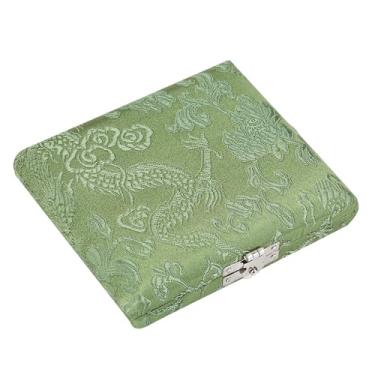 Imagem de RiToEasysports Estojo de Palheta de Madeira Durável para Palhetas de oboé de 6 Unidades, Design de Slot de Tecido Macio para Armazenamento Seguro, Caixa de oboé à Prova de Umidade Com Furos (Verde)