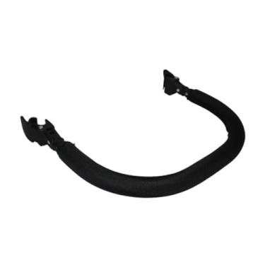 Imagem de oshhni Barra transversal de apoio de braço, multiuso, fácil de usar, fixação universal, proteção para guidão, Preto