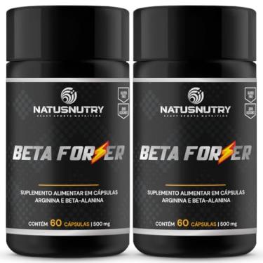 Imagem de Kit 2 BetaForser | Beta Alanina + Arginina | Suplemento Pré-Treino | Treinos Intensos, Performance Física | 120 Cápsulas
