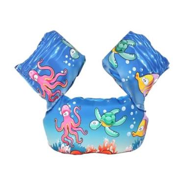 Imagem de Boia Flutuador Colete, Salva-vidas Infantil, Ajustável para Praia e Piscina até 25 Kg Azul/Tartaruga (AZUL ESCURO)