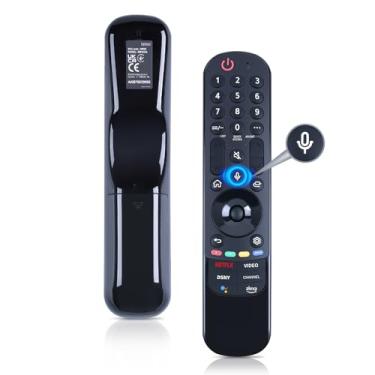 Imagem de AKB76039902 MR22GA substituído para controle remoto LG Smart TV com ponteiro e função de voz MR22GA para controle remoto LG Magic AKB76039902 Controle remoto de voz para a maioria das TVs LG Smart UHD