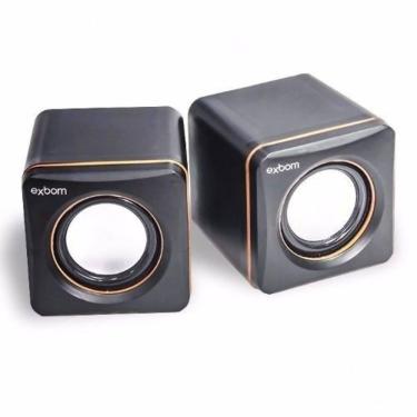 Imagem de Caixa De Som Mini USB P2 Para PC Notebook 5w Rms