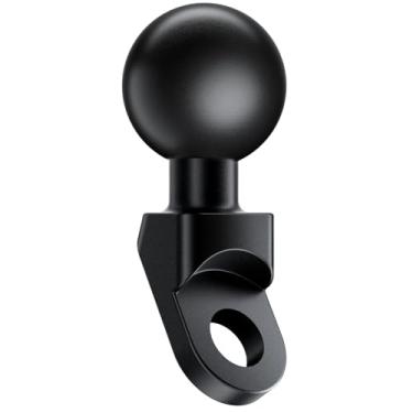 Imagem de Adaptador de esfera de cabeça de parafuso angular de 2,5 cm com biela, compatível com suportes de RAM e suportes de telefone para postes de espelho retrovisor de bicicleta e motocicleta