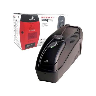 Imagem de Nobreak Ragtech Easy Way CB-M2, 1200VA, Monovolt 220V, 6 Tomadas, Preto
