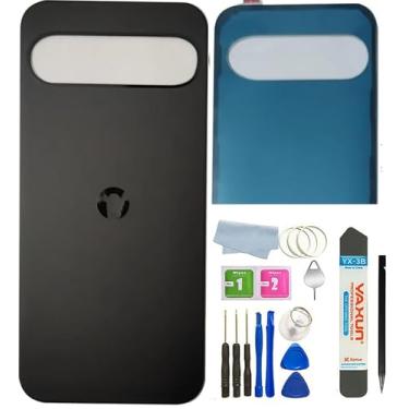 Imagem de Para Pixel 9 Pro XL vidro traseiro compatível com Google Pixel 9 Pro XL 5G tampa traseira parte de substituição de porta de vidro. Fitas pré-instaladas + ferramentas (não para Pixel 9/9 Pro) (Obsidian