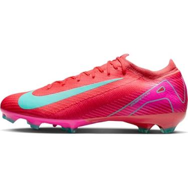 Imagem de Nike Chuteira de futebol Mercurial Vapor 16 Pro FG de cano baixo (FQ8685-800, brilho de brasa/verde aurora), Ember Glow/Verde aurora, 42 BR