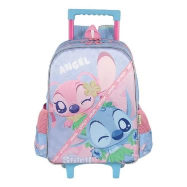 Imagem de Mochila De Rodinha Oficial Da Disney Lilo Stitch Infantil
